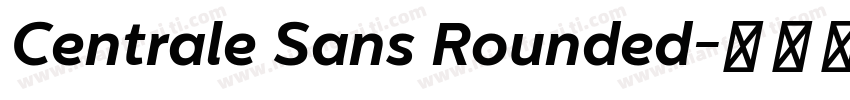 Centrale Sans Rounded字体转换